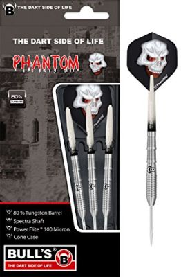 BULLS Dartpfeil BULL'S Phantom PT4 Steel Dart in 017 farbig silber