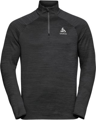 ODLO Herren Midlayer 1/2 zip MILLENNIUM EL in schwarz