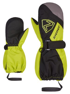 LAURUS AS(R) MITTEN glove junior in 12490 black.lime