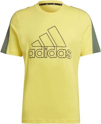 ADIDAS Herren Shirt M FI BOS Tee in gelb