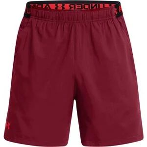 UA Vanish Woven 6in Shorts in rot