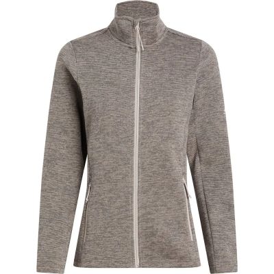 Damen Unterjacke Da.-Fleece-Jacke Sammy FZ W in grau