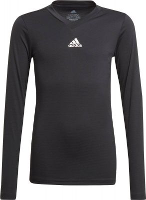 adidas Kinder Team Base Longsleeve in schwarz