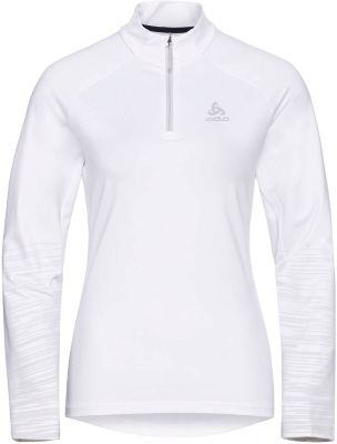 ODLO Damen Rolli Mid layer 1/2 zip SESVENNA GRA in weiß