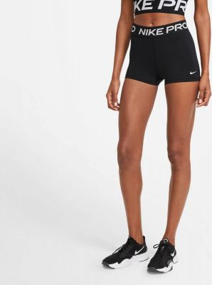 NIKE Damen NP 365 SHORT 3IN in schwarz