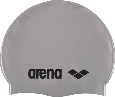 arena Unisex Badekappe Classic Silikon in grau