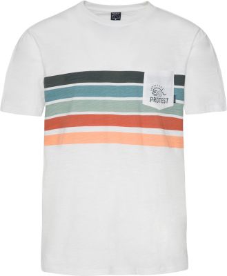 PROTEST Herren Shirt PRTJUDOC t-shirt in weiß