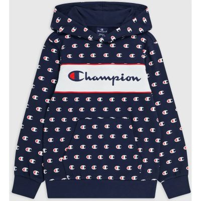 CHAMPION Kinder Kapuzensweat Hooded Sweatshirt in blau