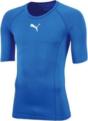 LIGA Baselayer Tee SS Jr 002 164 in blau