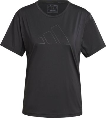 ADIDAS Damen Shirt Training Big Logo in schwarz