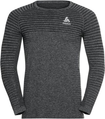 ODLO Herren T-shirt l/s crew neck ESSENTIA in grau