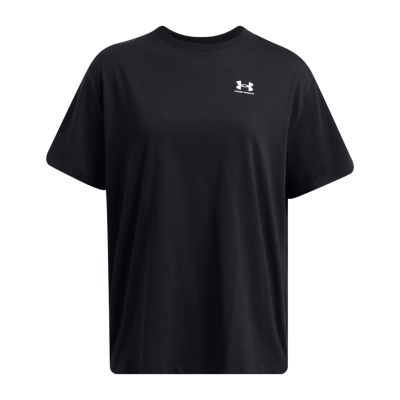 UA W BFOS LOGO TEE SS in 001 black