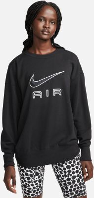 NIKE Damen Sweatshirt W NSW AIR FLC CREW in schwarz