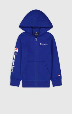 Hooded Full Zip Sweatshirt in blau 