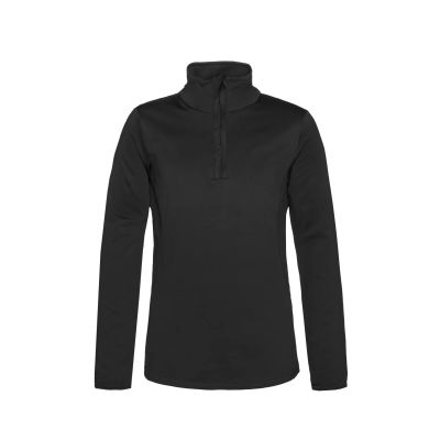 REFABRIZOY JR 1/4 zip top in 290 true black