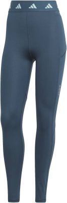 ADIDAS Damen Tight Techfit Stash Pocket Full-Length in blau