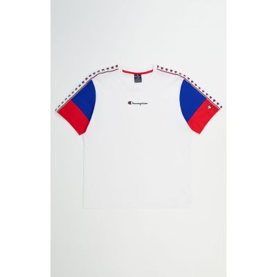 Tape Crewneck T-Shirt? in ww001 wht/rox/bvu/rox