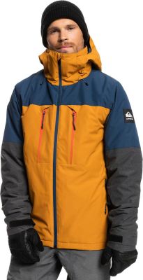 QUIKSILVER Herren Funktionsjacke MISSION PLUS JK M SNJT in braun