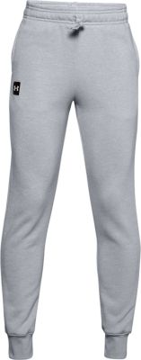 UNDER ARMOUR Jungen Hose RIVAL FLEECE JOGGERS in grau