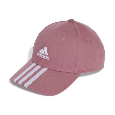 BASEBALL 3STRIPES CAP COTTON TWILL in rot