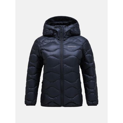 W Helium Down Hood Jacket-BLACK in schwarz