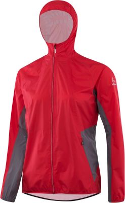 LÖFFLER Damen Regenjacke W HOODED JACKET AQUAVENT WPM P in rot