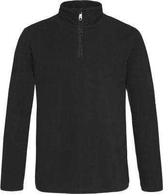 PERFECTO 1/4 zip top 290 XL in schwarz