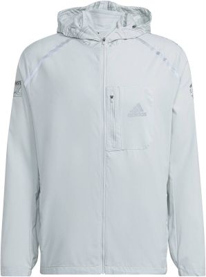 adidas Herren Marathon for the Oceans Laufjacke in weiß