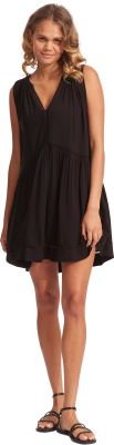 Ladder Detail Dress Black S in schwarz