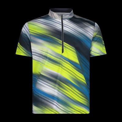 MAN T-SHIRT FREEBIKE in 88zr lime-b.blue