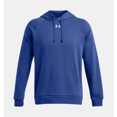 UA Rival Fleece Hoodie in blau