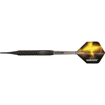 Unicorn Black Brass Gary Anderson Soft Darts in schwarz