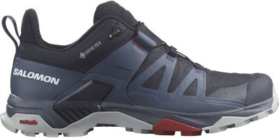 SALOMON Herren Multifunktionsschuhe SHOES X ULTRA 4 GTX Carbon/Bersea/Prlblu in grau