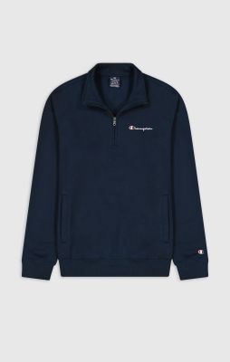 Half Zip Sweatshirt in blau 