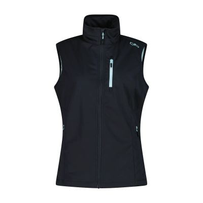 WOMAN VEST in 1ut antracite-opale