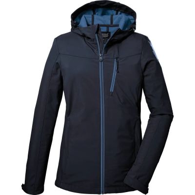 KILLTEC Damen Funktionsjacke KOS 89 WMN SFTSHLL JCKT in blau