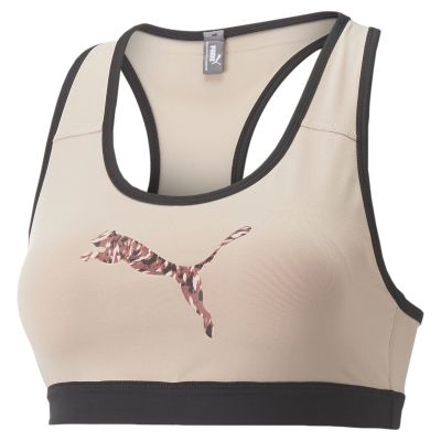 Mid Impact 4Keeps Graphic Bra PM in black