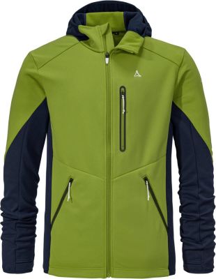 SCHÖFFEL Herren Unterjacke Fleece Hoody Lodron M in grün