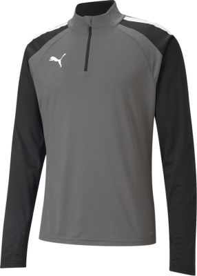 PUMA Herren Sweatshirt teamLIGA 1/4 Zip Top in grau