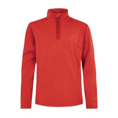 REWILLOWY JR 1/4 zip top in 417 burnt orange