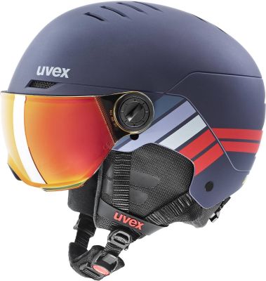 uvex sports unisex Skihelm uvex rocket jr visor in grau