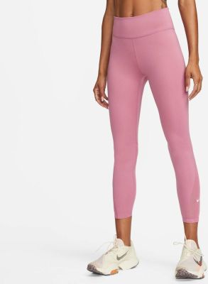 NIKE Damen Tight W NK ONE DF MR 7/8 TGT in braun