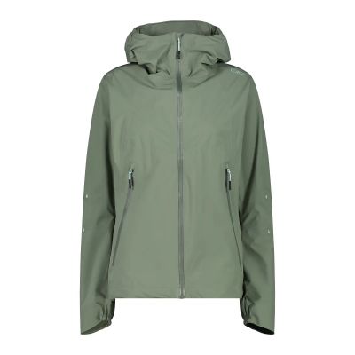 WOMAN JACKET FIX HOOD in blau