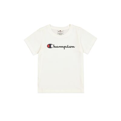 Crewneck T-Shirt in weiß