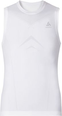 ODLO Herren Funktionsunterhemd "Singlet Crew Evolution" in weiß