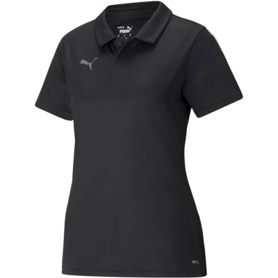 PUMA Damen Polo teamLIGA Sideline Polo W in schwarz