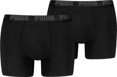 PUMA Herren Unterhose MEN EVERYDAY BASIC BOXER 2P in schwarz