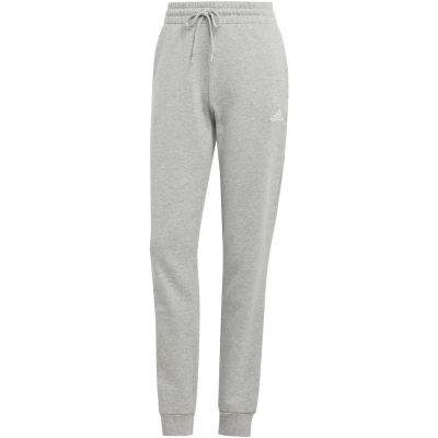 Damen Hose Essentials Linear French Terry Cuffed in silber