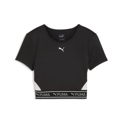 PUMA STRONG BABY TEE - SHORT in schwarz