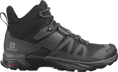 SALOMON Herren Multifunktionsstiefel SHOES X ULTRA 4 MID GTX Black/Mgnt/Pearl in grau